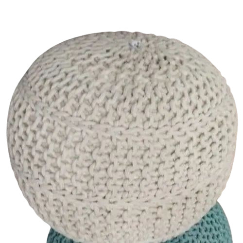 Round Cotton Poufs