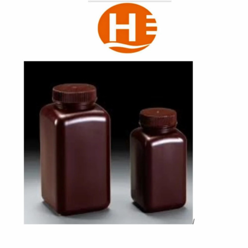 Square Wide Mouth Reagent Bottle Amber