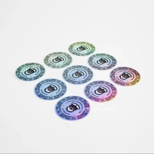Squre 2d Hologram Sticker