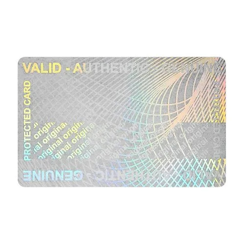 Transparent Id Hologram