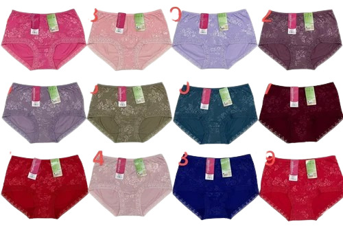 Women Multicolor Net Panty