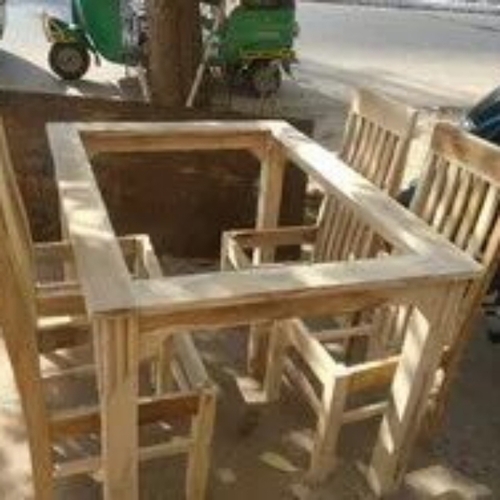 Wooden dining table