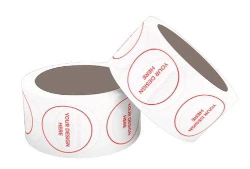 24mm White Bopp Printed Tape