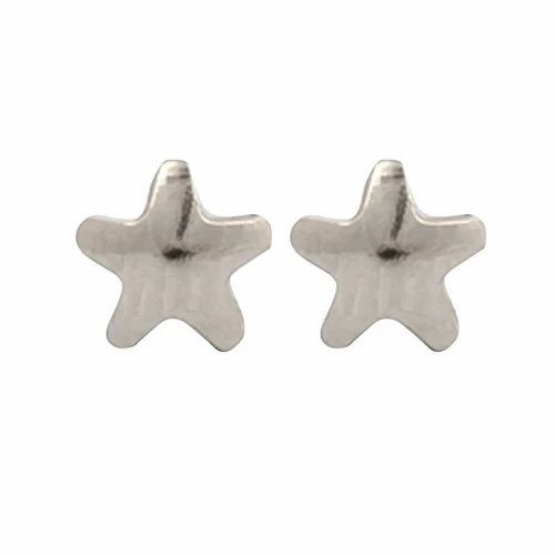 4 Mm Silver Ear Studs