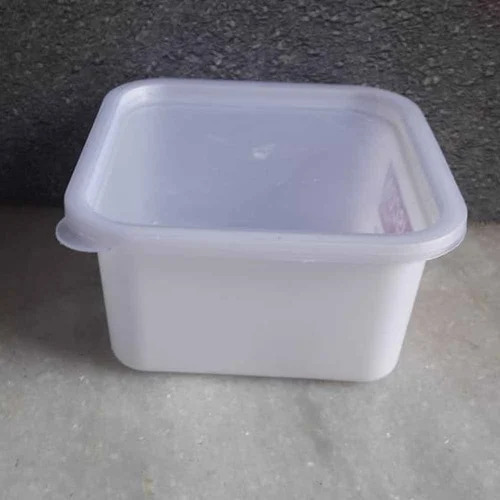 400ml White Rectangular Food Container