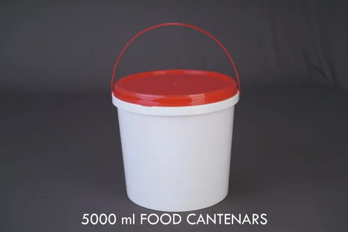 5000 Ml Round Plastic Container