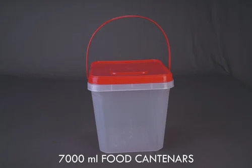 7000 Ml Plastic Square Food Container