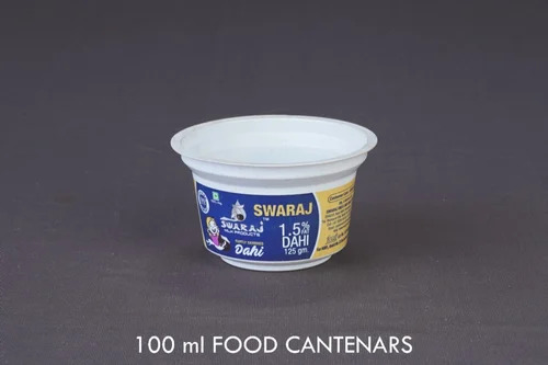 Designer Plastic Food Containers 100 Ml