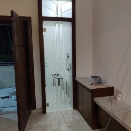 Designer Toughened Glass Door  By Friends Glass Works