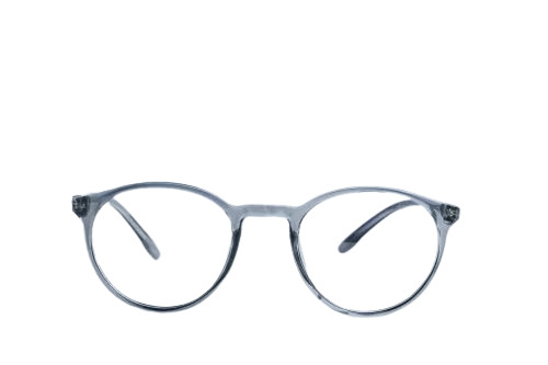 Plastic Round Grey Spectacle Frame