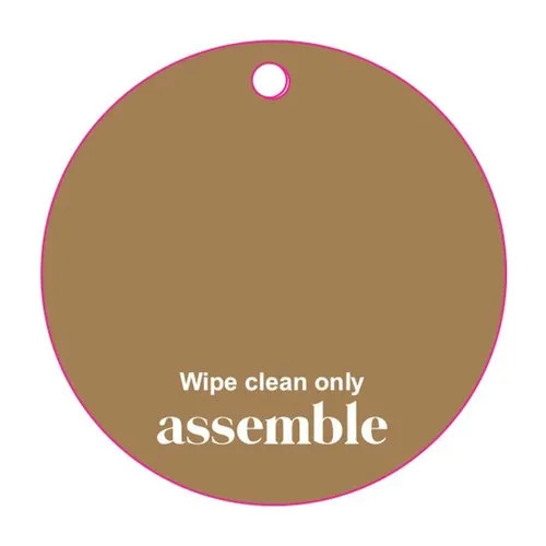 Round Hang Tags - Coating Type: Matte Coated