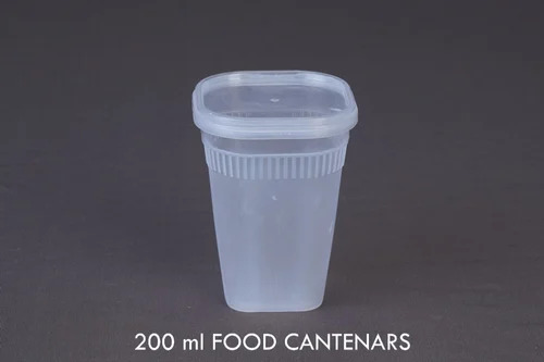 Transparent Plastic Food Container 500ml