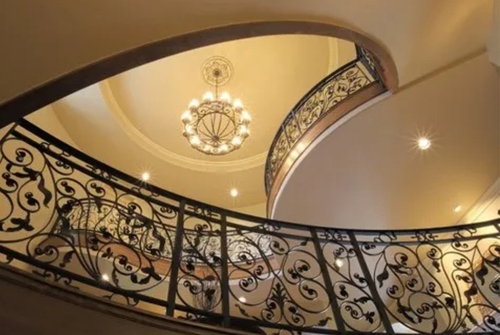 Wrought Iron Staircase Railing