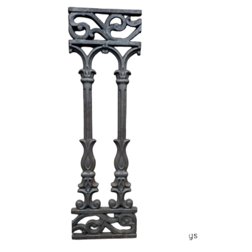 Dark Grey Cast Iron Railing