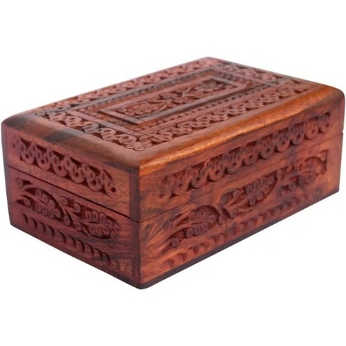 Handmade wooden jewellery box