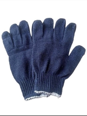 Industrial Cotton Gloves - Color: Blue
