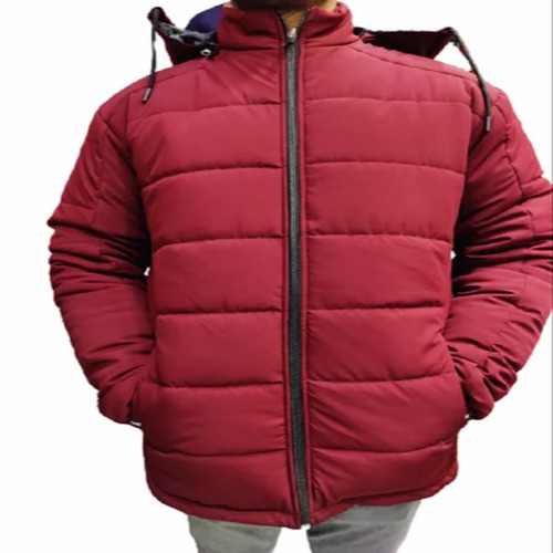 Men Maroon Jacket By Guru Exports