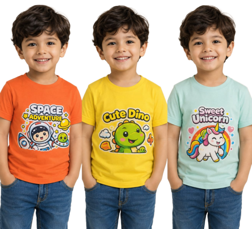 Printed Kids Boy T Shirts