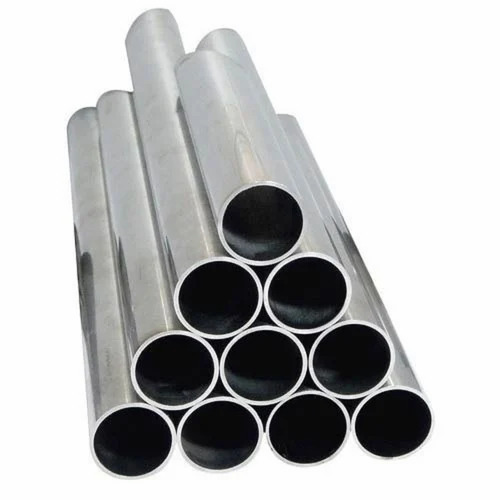 Silver Ms Round Pipes