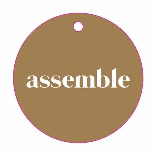 3mm Round Printed Hang Tags - Kraft Paper, Brown, Matt Finish, Eco Friendly, Lightweight