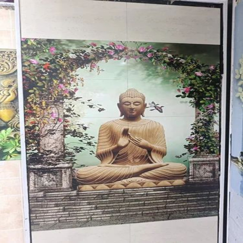Buddha Print Kajaria wall tiles