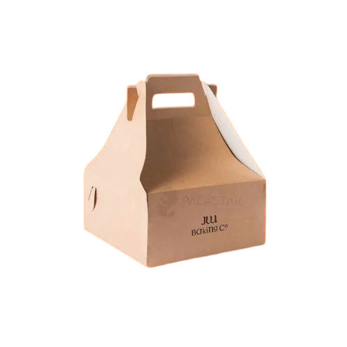 Cardboard Handle Cake Box