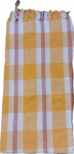 Checked Bath Cotton Towel