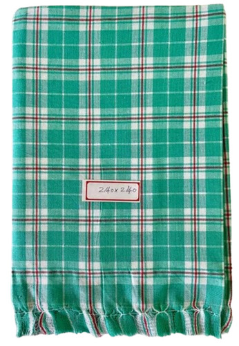 Green Color Cotton Bath Towel