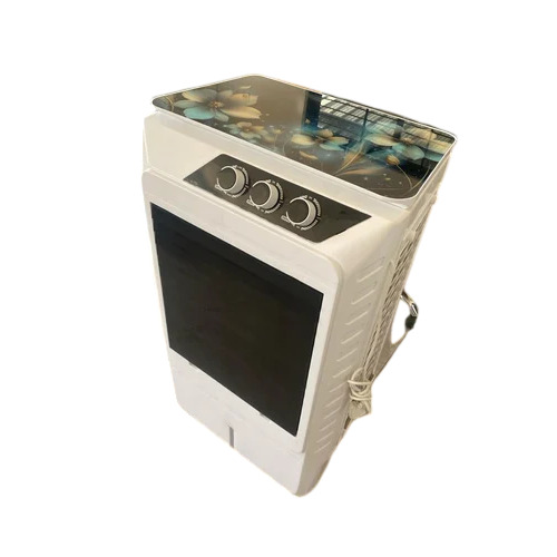 PVC Room Air Cooler Glass Top Ice Chamber