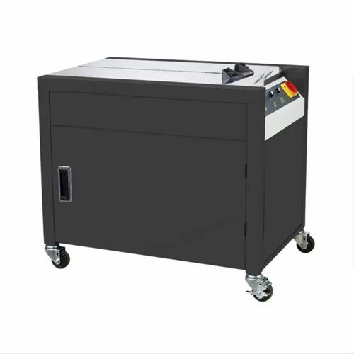 S-656 Advanced Function Ergonomic Slantwise Control Panel Dc Motor Semi Auto Strapping Machine