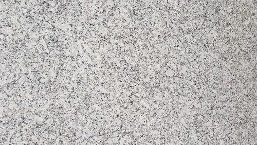 S White Granite Slab - 15-20 mm Thick, Polished Surface | White Flooring Slab, Water Absorption No
