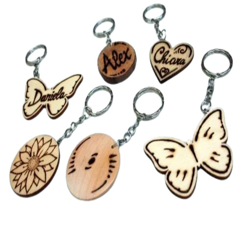 Mdf Wooden Keychain