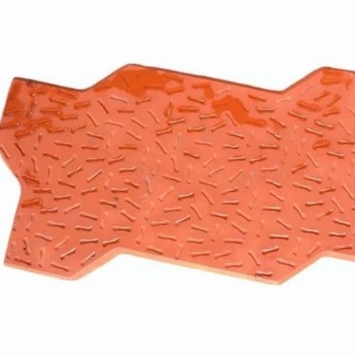 Red Zig Zag Paver Block