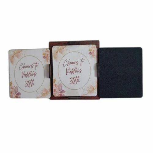 Square Printed Coaster Set