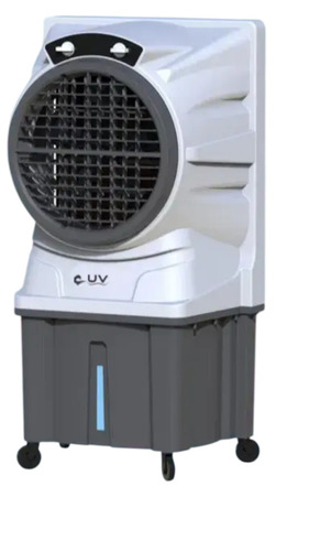 UV 20 Inch M35 Auto Commercial Air Cooler 140 Liter - Plastic, 20 Inch, Black and White | Axial Fan, Floor Standing, Electrical AC Powered