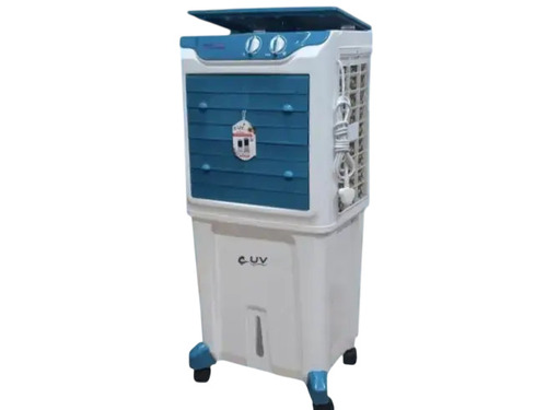UV B5 12 Inch Tower Air Cooler 60 Liter - Plastic, White and Blue | Axial Fan, Manual Cleaning, Floor Standing