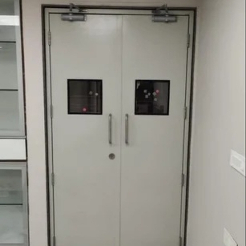 White Fire Safety Door