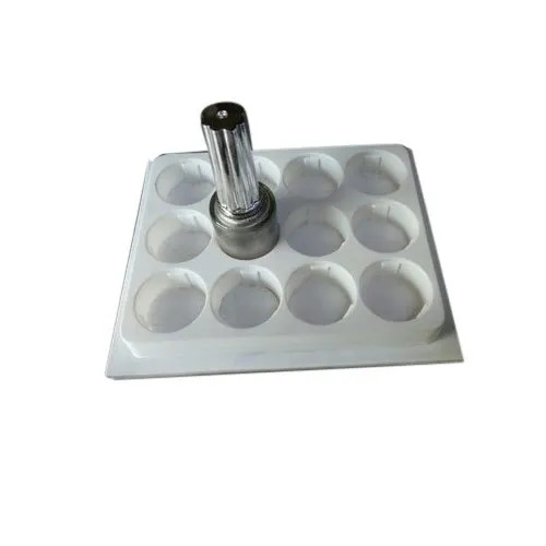 White Nail Paint Packaging Tray