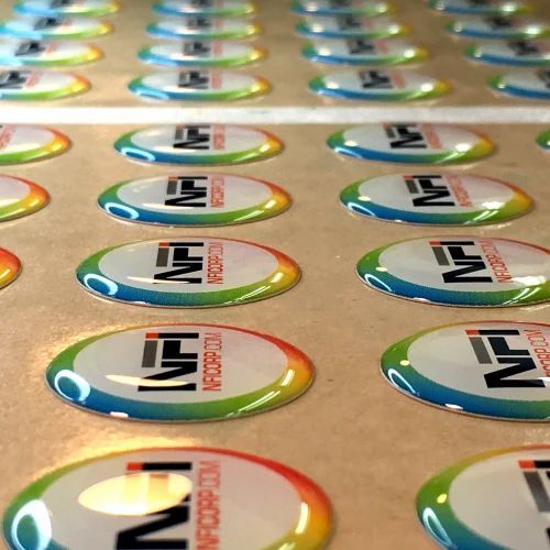 3D Dome Stickers