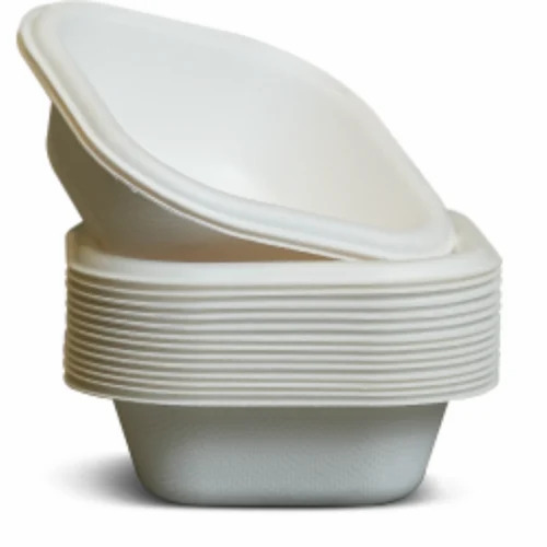 Bagasse 120ml Square Bowl