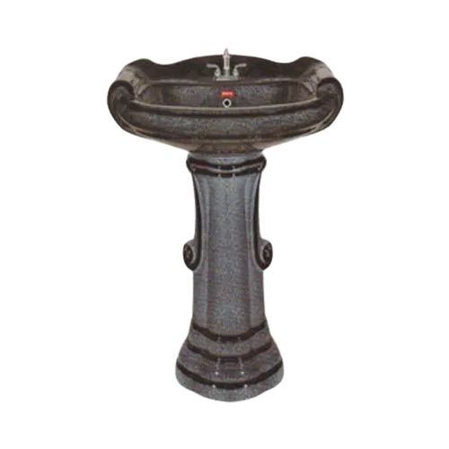 Big Sterling Pedestal Wash Basin