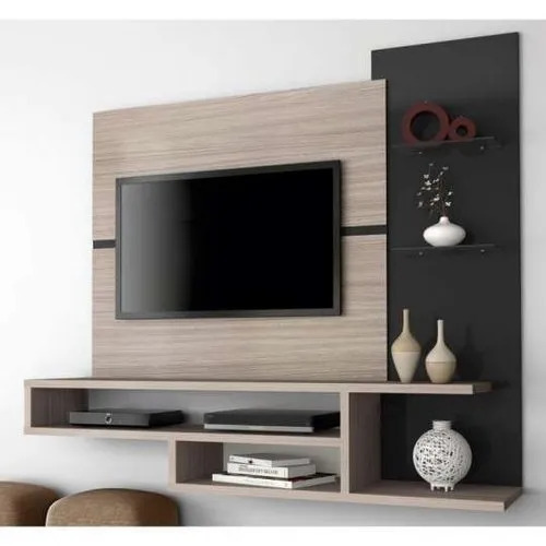 Brown Wall Mounted Tv Unit