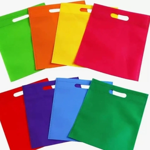 D Cut Non Woven Bag - Non Woven Material, Different Colors | Reusable, Eco Friendly, Tear Resistant, Water Resistant, Printed Surface, Heat Sealed, Soft Texture