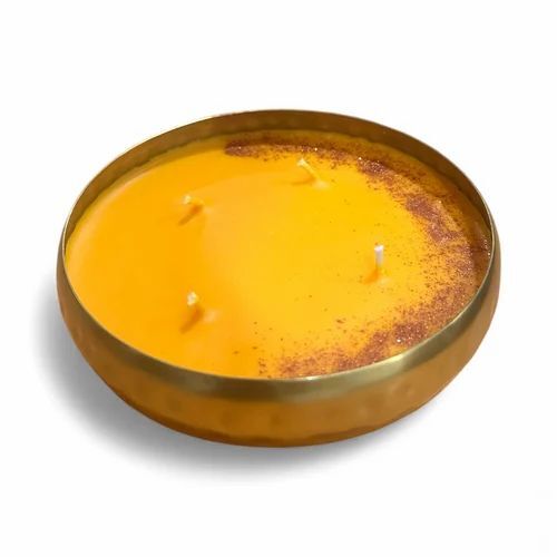 Decorative Round Urli Candle