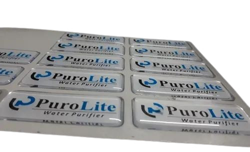 Embossed Dome Sticker