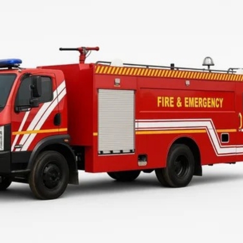 Fire Fighting Vehicle - Color: Red