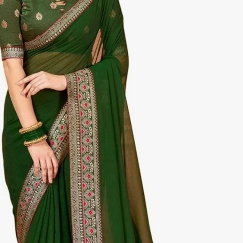 Lahariya Saree - Color: Green