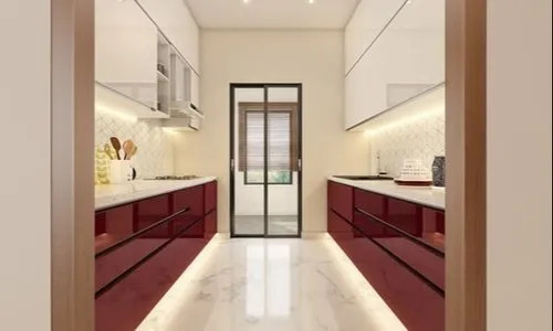 Modern Parallel Kitchen