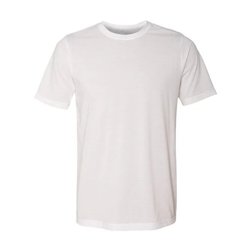 Round Neck White Sports T Shirts
