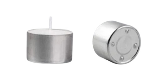 Silver Tea Light Candle